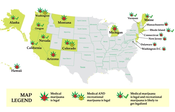 where is marijuana legal?