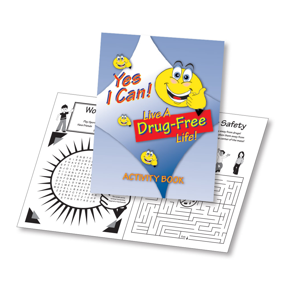 Yes I Can Live A Drug Free Life! (25 Pack) Activity Book