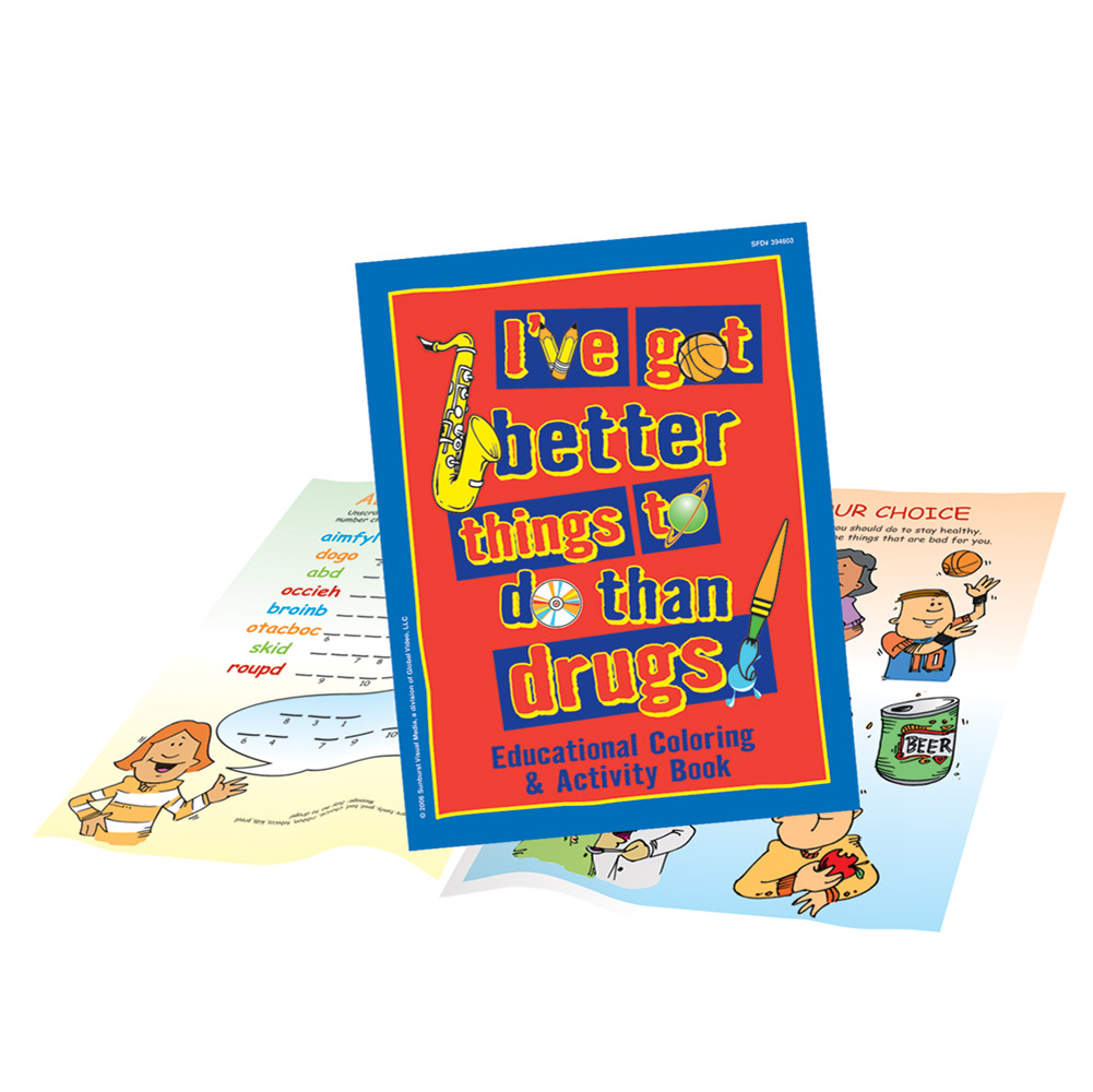 Ive Got Better Things To Do Than Drugs (25 Pack) Activity Book