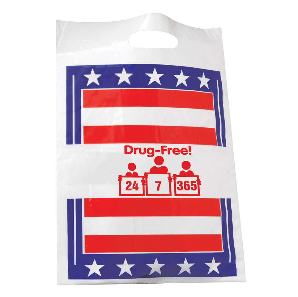 Drug Free 24 7 365 (50 Pack) Poly Bag